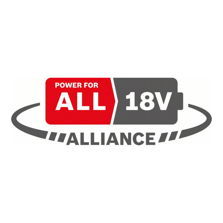 Batterie Bosch 18 Volt lithium-ion PBA 18 Volt, 4,0 Ah W-C, accessoires du système