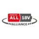 Batterie Bosch 18 Volt lithium-ion PBA 18 Volt, 4,0 Ah W-C, accessoires du système