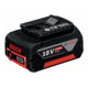 Batterie Bosch 18 volts pour service intensif (HD) montée en rack, 5,0 Ah Li-Ion GBA M-C-1