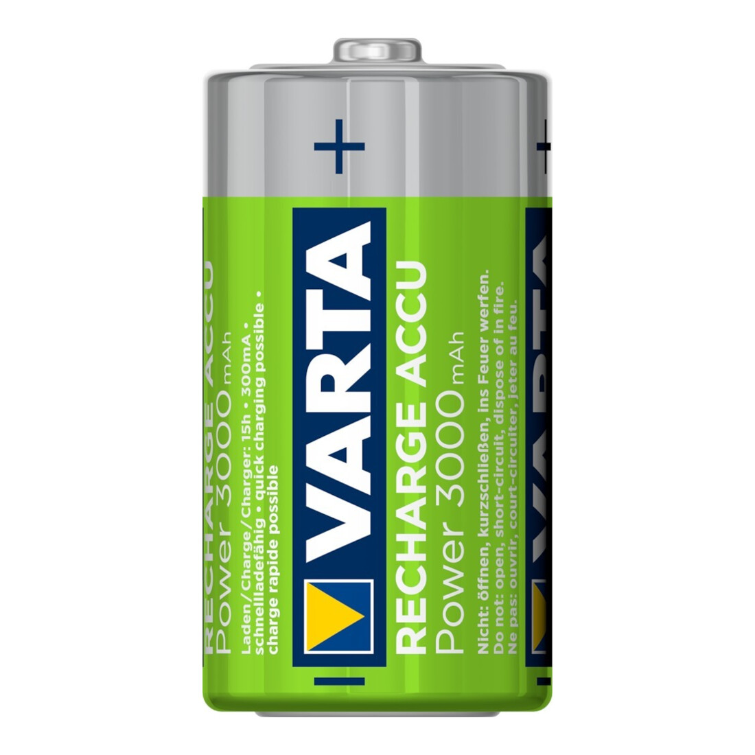 Batterie d´accumulateur 1,2 V 3000 mAh R14-C-Baby HR14 2 2pces/blister VARTA