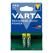 Batterie d´accumulateur 1,2 V 800 mAh R03-AAA-Micro HR03 2 2pces/blister VARTA-5