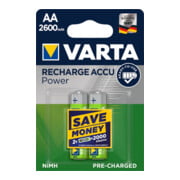 Batterie d´accumulateur 1,2 V 2600 mAh R6-AA-Mignon HR6 2 2pces/blister VARTA-4