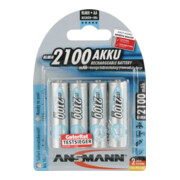 Batterie 2100 mAh 1,2V mono piles NiMH ANSMANN/Blister.-1