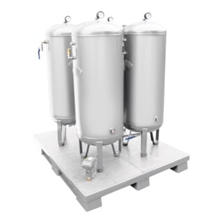 Batterie de chaudières Aerotec 4 x 90L - 11 bar galvanisé