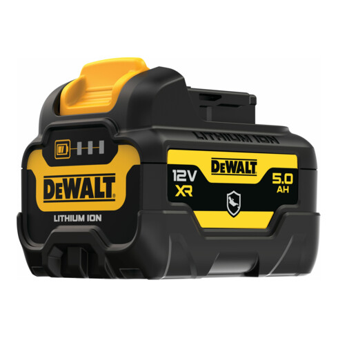 Batterie de rechange DEWALT 12 Volts / 5 Ah XR avec protection spéciale du boîtier contre les acides et les produits chimiques DCB126G-XJ