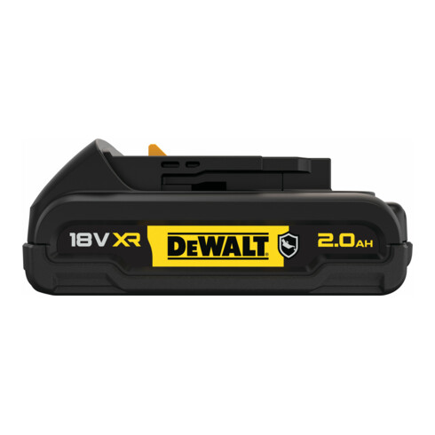 Batterie de rechange DEWALT 18 volts / 2 Ah XR avec protection spéciale du boîtier contre les acides et les produits chimiques DCB183G-XJ