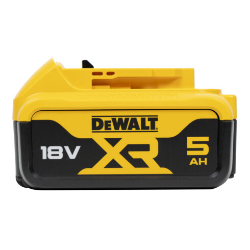 Batterie de rechange DEWALT 18 volts / 5 Ah XR avec protection spéciale du boîtier contre les acides et les produits chimiques DCB184G-XJ