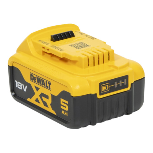 Batterie de rechange DEWALT 18 volts / 5 Ah XR avec protection spéciale du boîtier contre les acides et les produits chimiques DCB184G-XJ