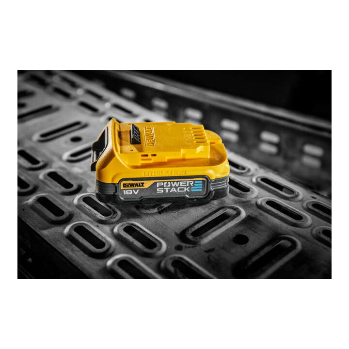Batterie de rechange DEWALT 18V XR Powerstack, 1,7 Ah avec technologie de batterie Pouch DCBP034-XJ
