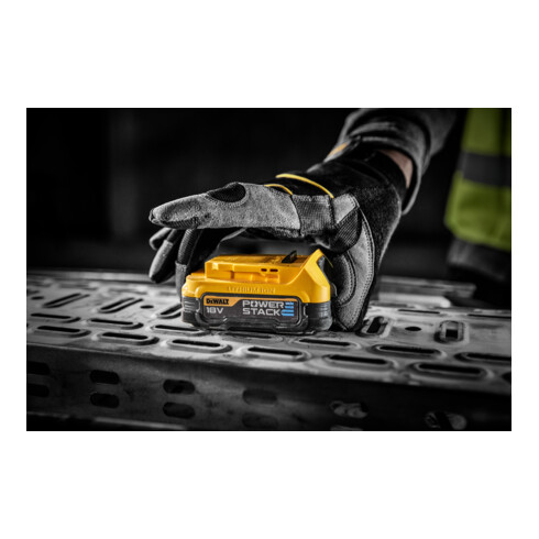 Batterie de rechange DEWALT 18V XR Powerstack, 1,7 Ah avec technologie de batterie Pouch DCBP034-XJ