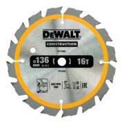 Batterie de scie circulaire DEWALT 136/10 mm 16WZ DT1946-QZ