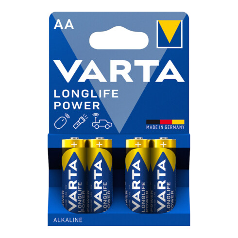Batterie High Energy 1,5V Mignonz 2600mAh V-ALK04906 VARTA
