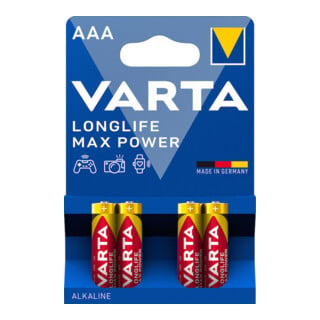 Batterie Maxi-Tech 1,5V Microzelle 1200mAh 4703 VARTA