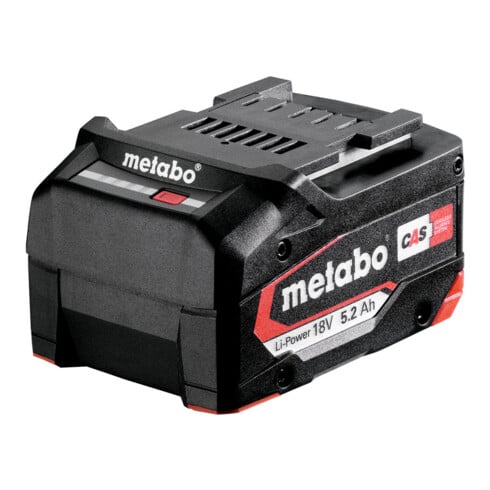Batterie Metabo Li-Power 18 V - 5,2 Ah, "AIR COOLED"