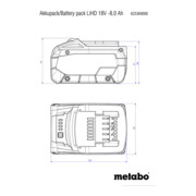 Batterie Metabo LiHD 18V 10,0 Ah-3