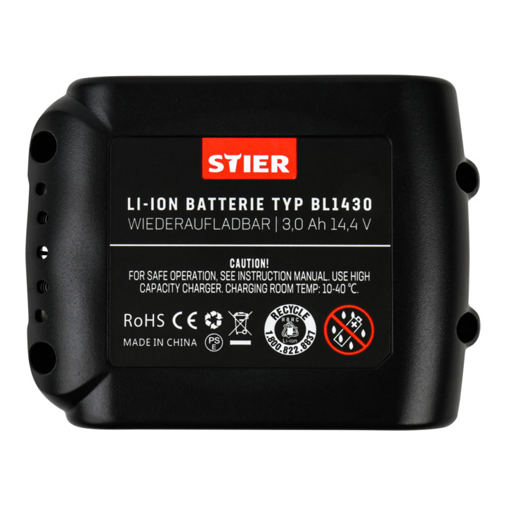 Batterie STIER pour Makita type BL1430 3,0 Ah 14,4 V