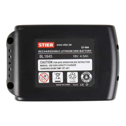 Batterie STIER pour Makita type BL1845 4,5 Ah 18V