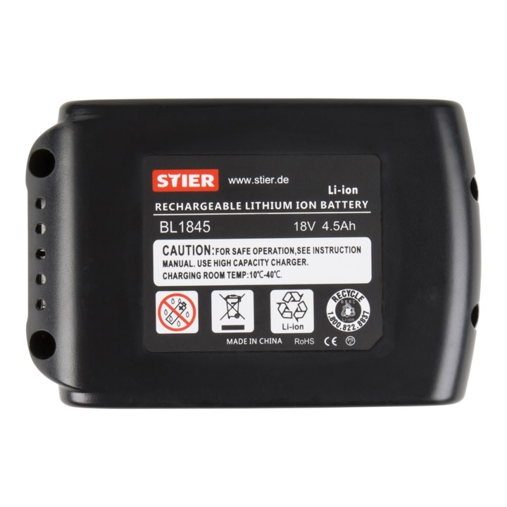 Batterie STIER pour Makita type BL1845 4,5 Ah 18V