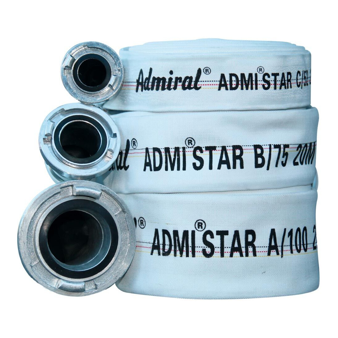 Bau-/Industrieschlauch Admi®Star 602 ID 75mm L.20m weiß ROLLE KLOTZ