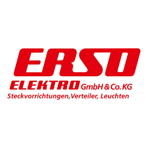 Bau-/Industriestecker 10-/16 A 230 V schwarz IP44 ERSO INDULUX