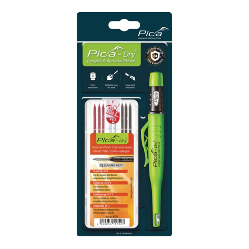Bau-/Tieflochmarker Pica-Dry+Minenset Farbe sortiert +Minenset 4000 871 414 PICA