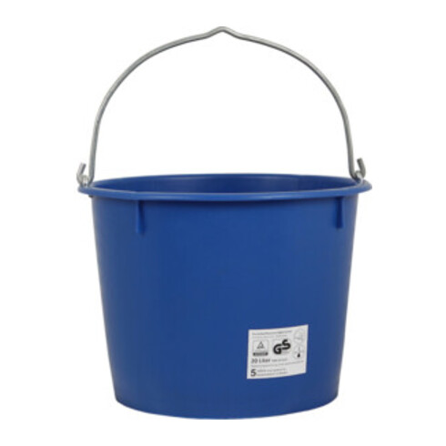 Baueimer Inhalt 20l schwer kranbar blau