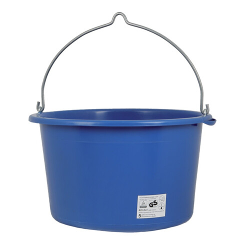 Baueimer Inhalt 40l kranbar blau