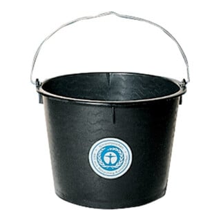 Baueimer Polyeth.-Regen. schwere Ausf schwarz 20 L