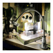 Bauer + Böcker Lampe de travail LED projecteur 90° 28 mm dimmable-5