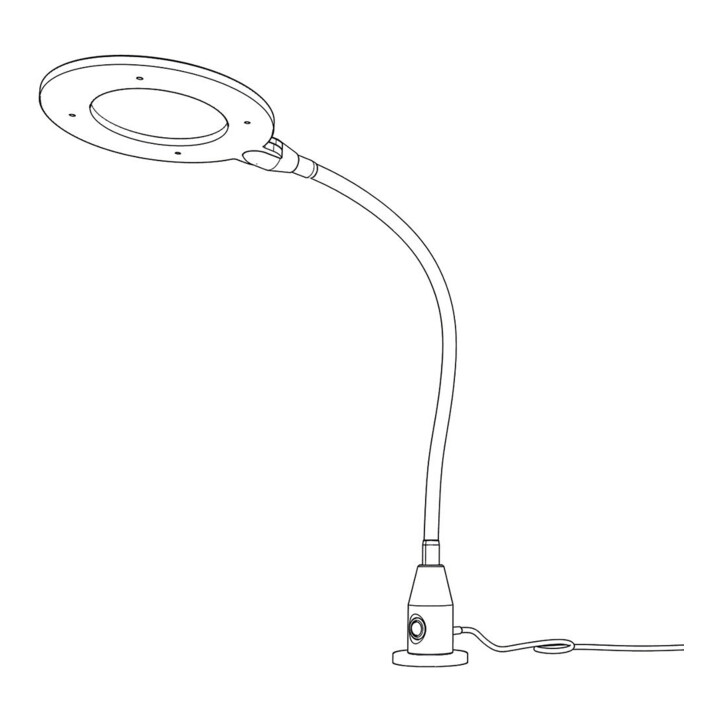 Bauer + Böcker Loupe lumineuse LED Slim
