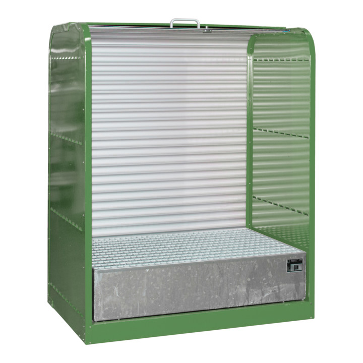 Bauer Südlohn Armoire à rideau pour produits dangereux RSG-1, peint, vert réséda