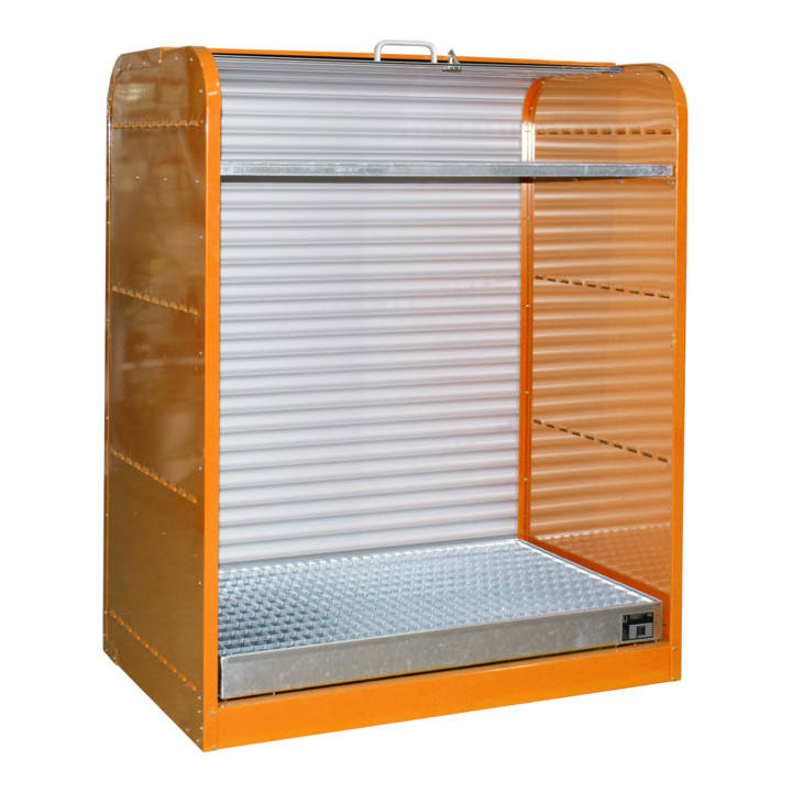 Bauer Südlohn Armoire à rideau pour produits dangereux RSG-2, laquée, orange jaune