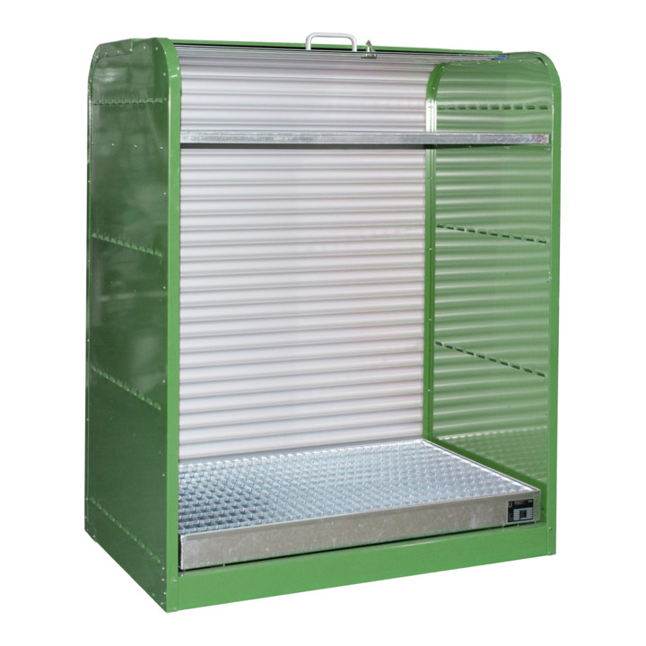 Bauer Südlohn Armoire à rideau pour produits dangereux RSG-2, laquée, vert réséda