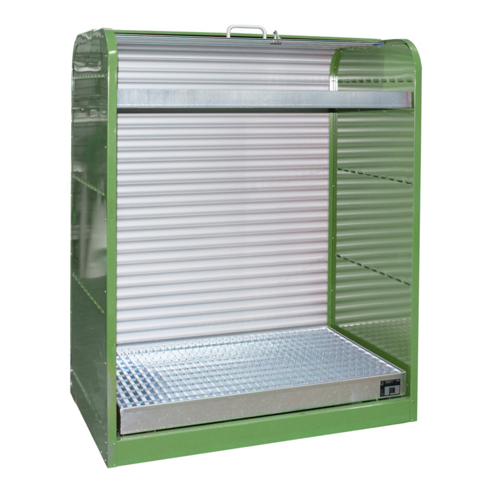 Bauer Südlohn Armoire à rideau pour produits dangereux RSG-3, peint, vert réséda