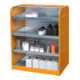 Bauer Südlohn Armoire à rideau pour produits dangereux RSG-4, laquée, orange jaune