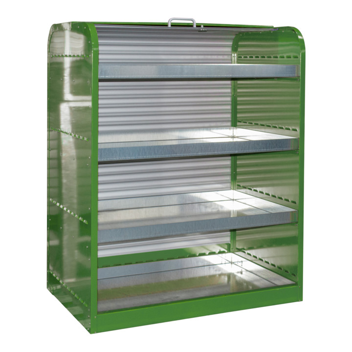 Bauer Südlohn Armoire à rideau pour produits dangereux RSG-4, laquée, vert réséda