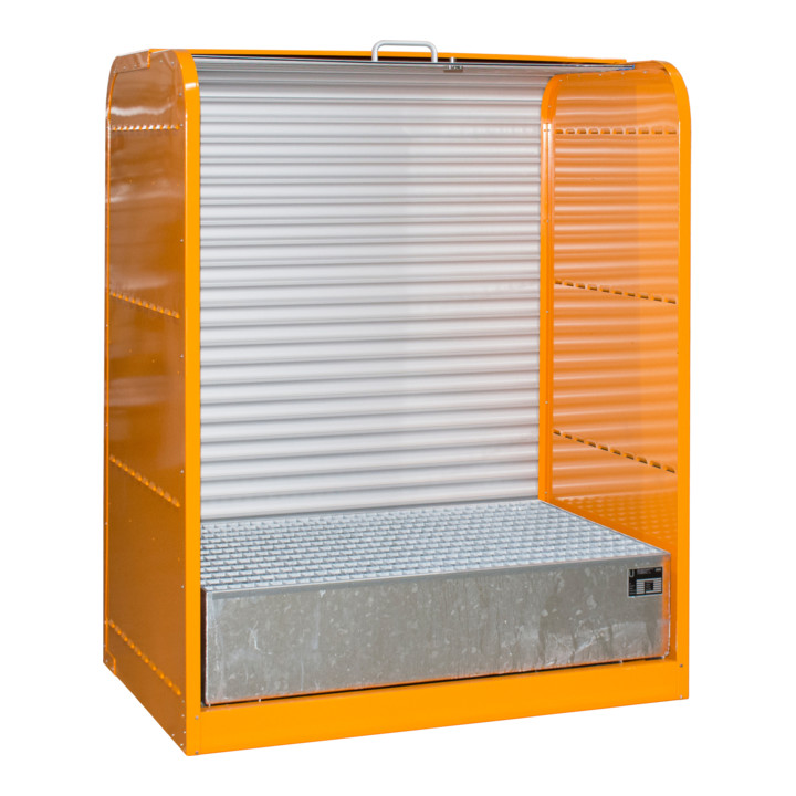Bauer Südlohn Armoire à rideau pour substances dangereuses RSG-1, laquée, orange jaune