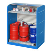 Bauer Südlohn Armoire à rideau pour substances dangereuses RSG-2, laquée, bleu clair-2