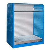 Bauer Südlohn Armoire à rideau pour substances dangereuses RSG-2, laquée, bleu clair-5