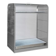 Bauer Südlohn Armoire à rideau pour substances dangereuses RSG-2, laquée, gris souris-2