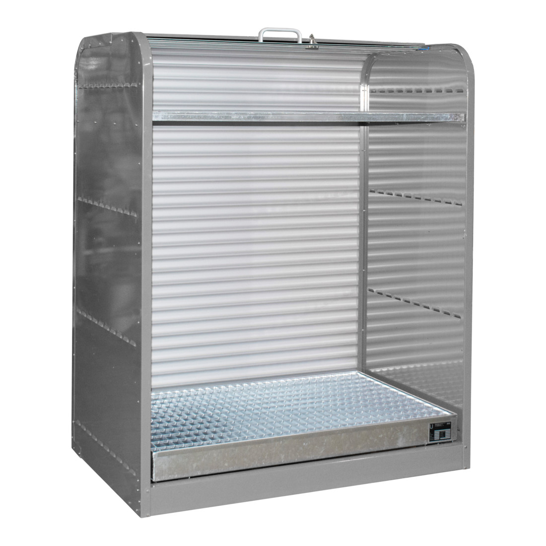 Bauer Südlohn Armoire à rideau pour substances dangereuses RSG-2, laquée, gris souris