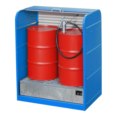 Bauer Südlohn Armoire à rideau pour substances dangereuses RSG-1, laquée, bleu clair