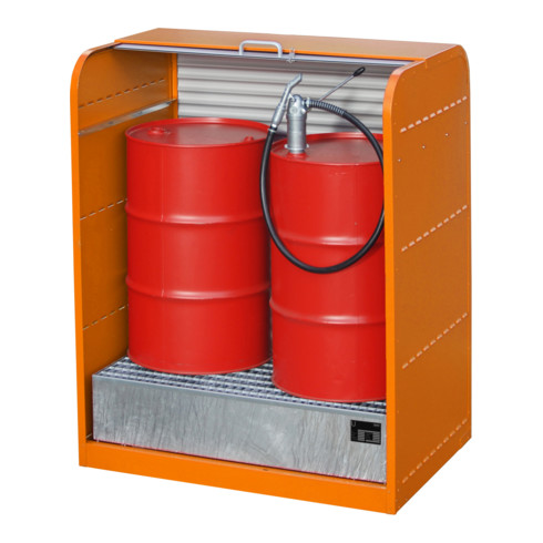 Bauer Südlohn Armoire à rideau pour substances dangereuses RSG-1, laquée, orange jaune