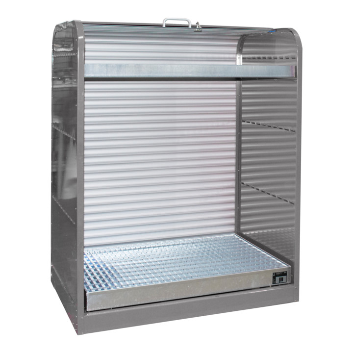 Bauer Südlohn Armoire à volets roulants pour produits dangereux RSG-3, laquée, gris souris