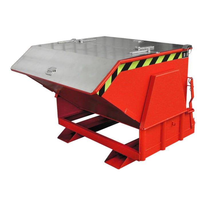 Bauer Südlohn Bac à bascule BK 100, peint, rouge feu