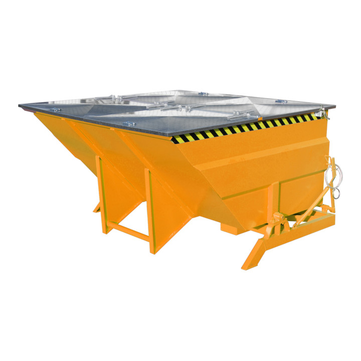 Bauer Südlohn Bac à bascule BKC 300, peint, orange jaune