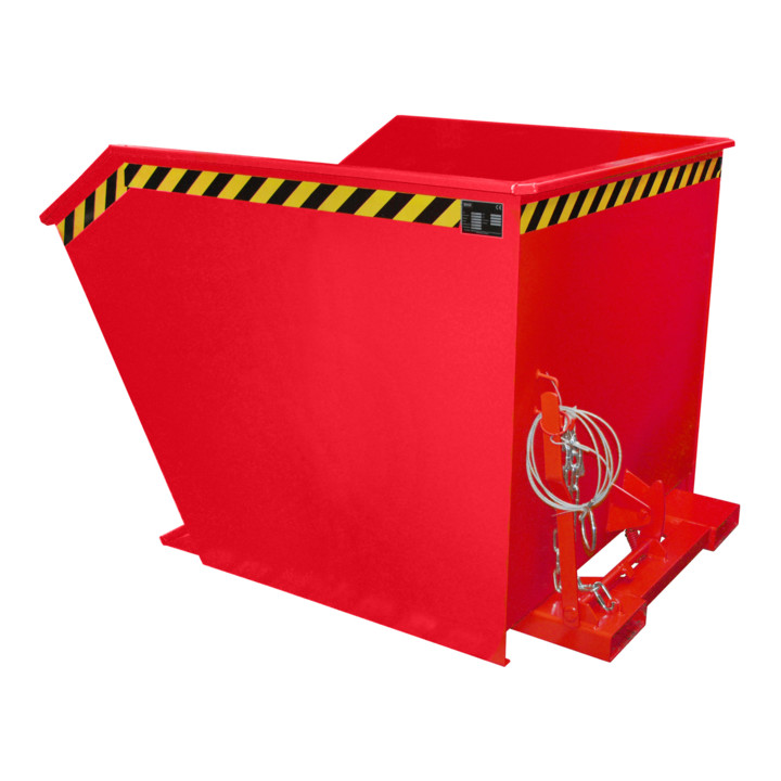 Bauer Südlohn Bac à bascule GU 1500, peint, rouge feu