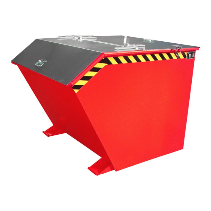 Bauer Südlohn Bac à bascule GU 1500, peint, rouge feu