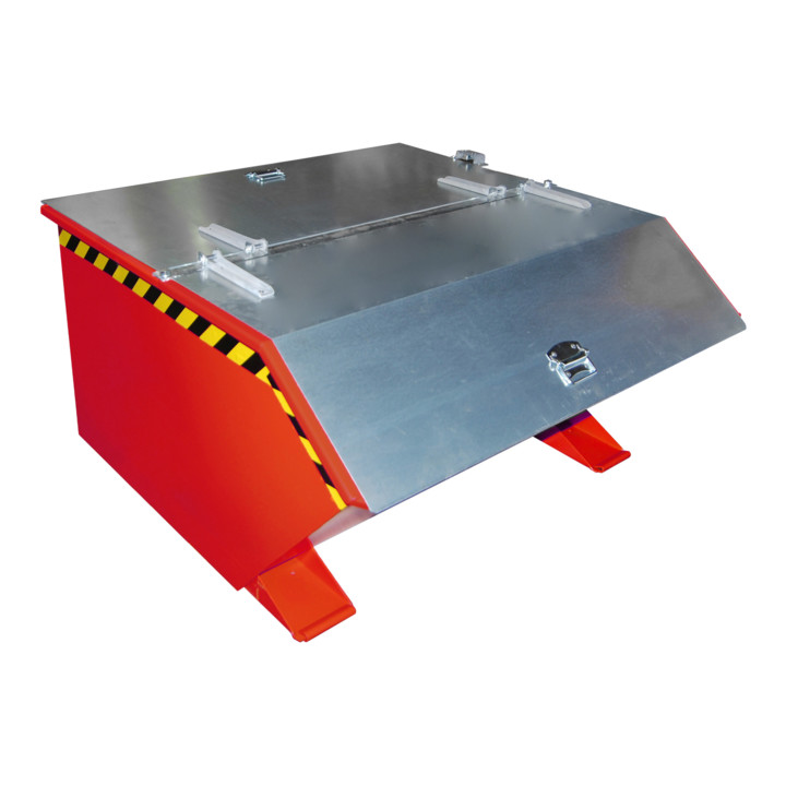 Bauer Südlohn Bac à bascule GU 750, peint, rouge feu