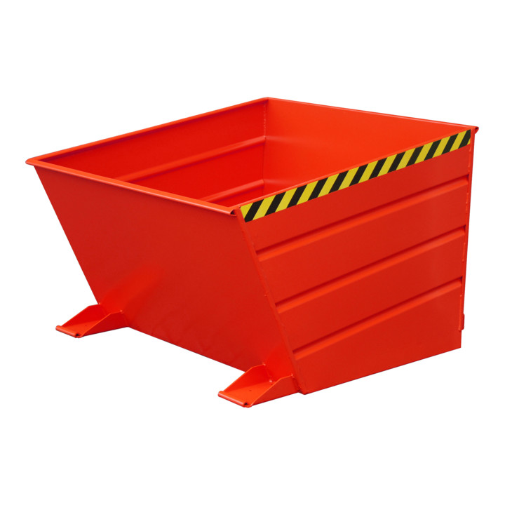 Bauer Südlohn Bac à bascule VD 1000, peint, rouge feu